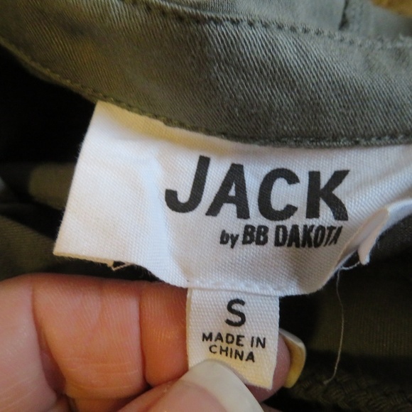 JACK BB DAKOTA OLIVE GREEN FULL LENGTH JACKET S: S - Picture 8 of 8